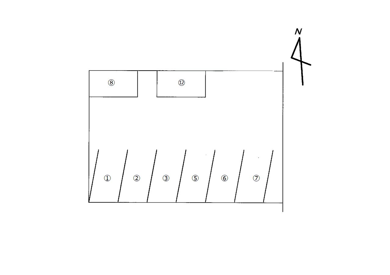NO.176の駐車配置図