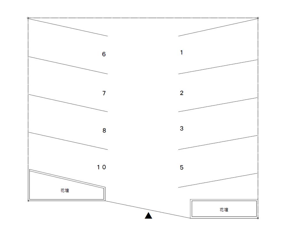 上若松24.Nパーキングの駐車配置図