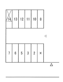641駐車場の駐車配置図