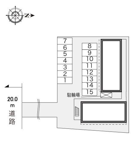 藤(24394)の駐車配置図