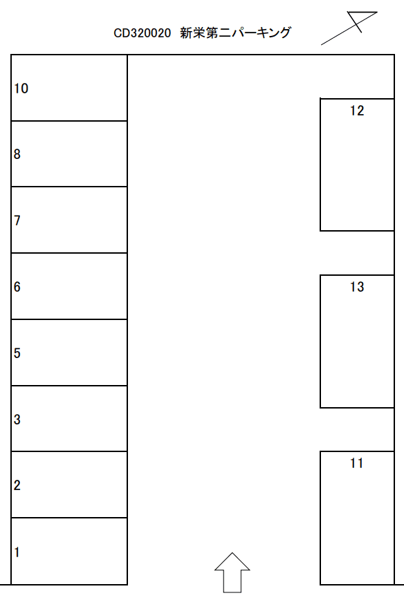 320020の駐車配置図