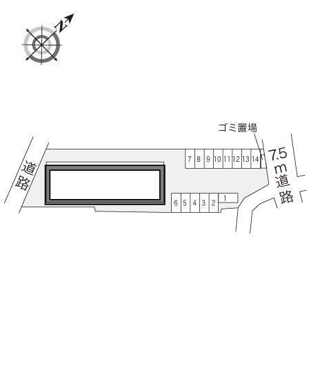 シャレ(22126)の駐車配置図