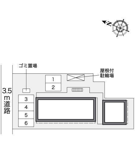 ヒロ(39886)の駐車配置図