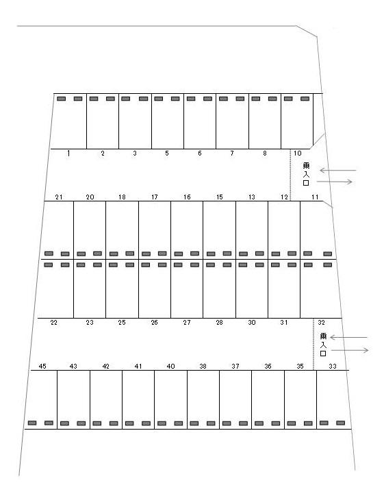 J-601の駐車配置図