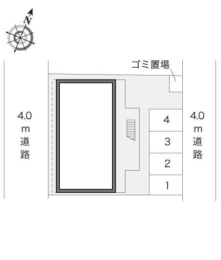 セレーヌ(17388)の駐車配置図