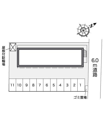 ポワール(25346)の駐車配置図