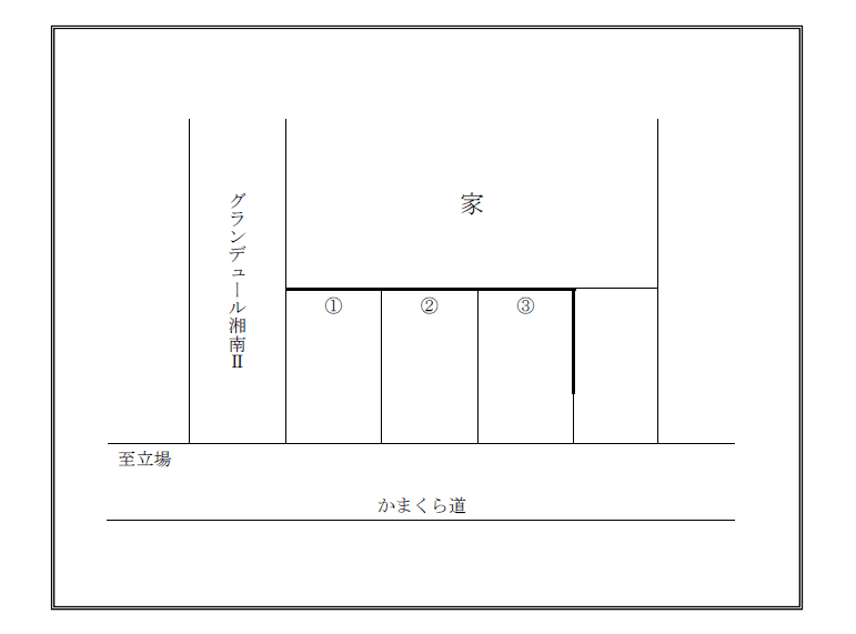 鈴木駐車場の駐車配置図