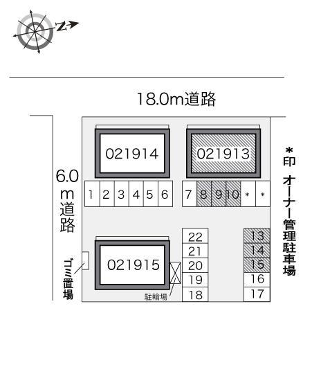 GREENVIEW5(21913)の駐車配置図