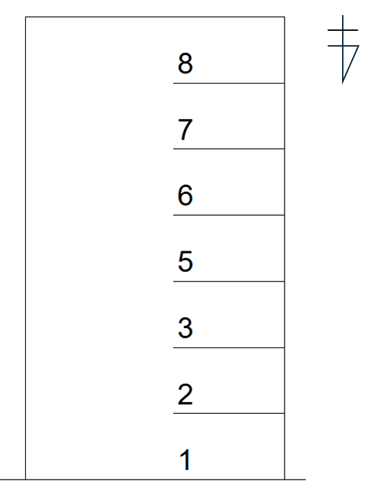 052大塩町3丁目の駐車配置図