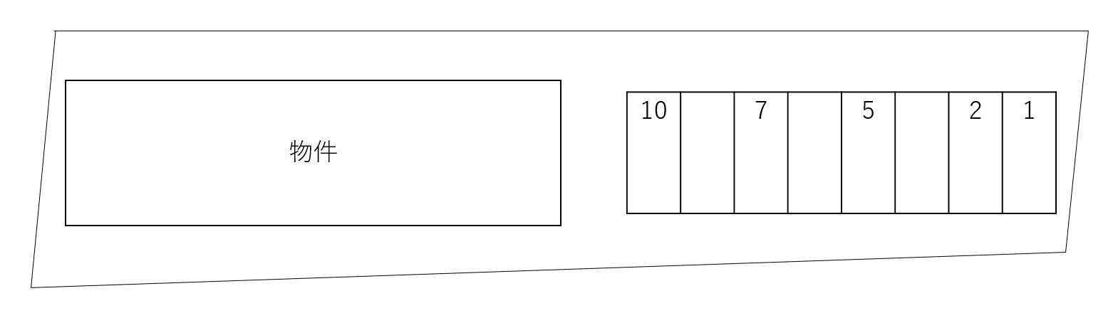 FOREST AVENUE別駐車場の駐車配置図
