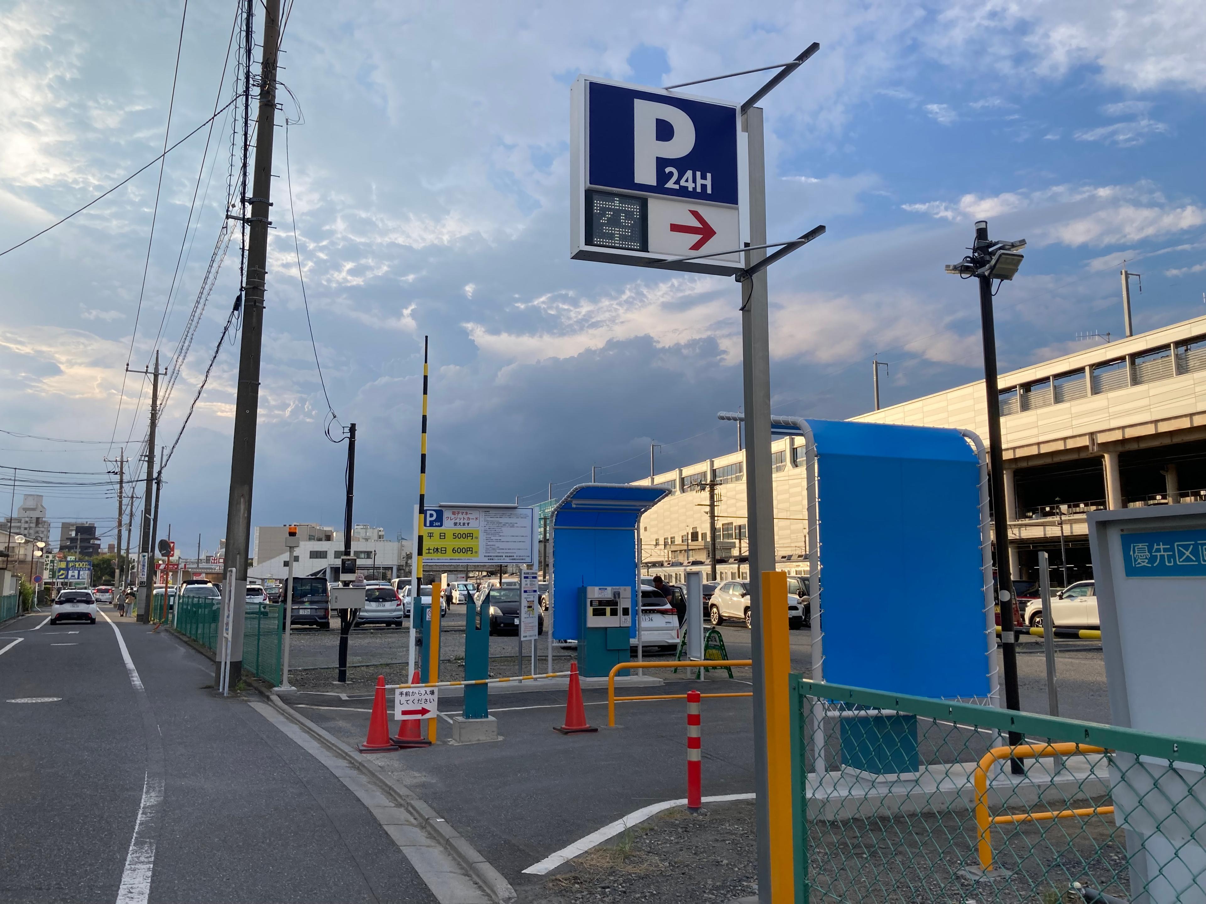 熊谷駅南口日貸駐車場(平日定期券)の外観・駐車場イメージ1枚目
