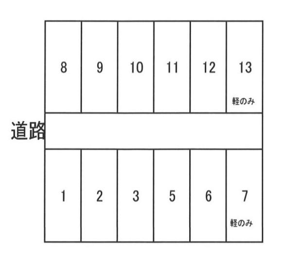 867駐車場の駐車配置図