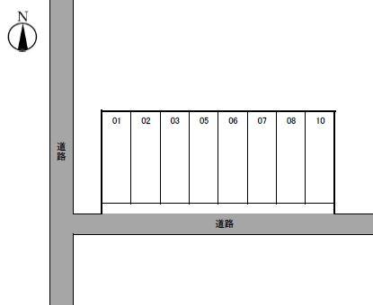 第5立松パークの駐車配置図