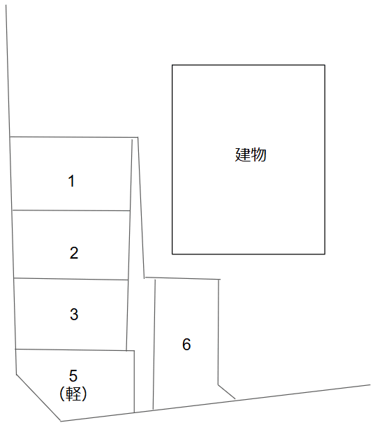 渚南町駐車場の駐車配置図