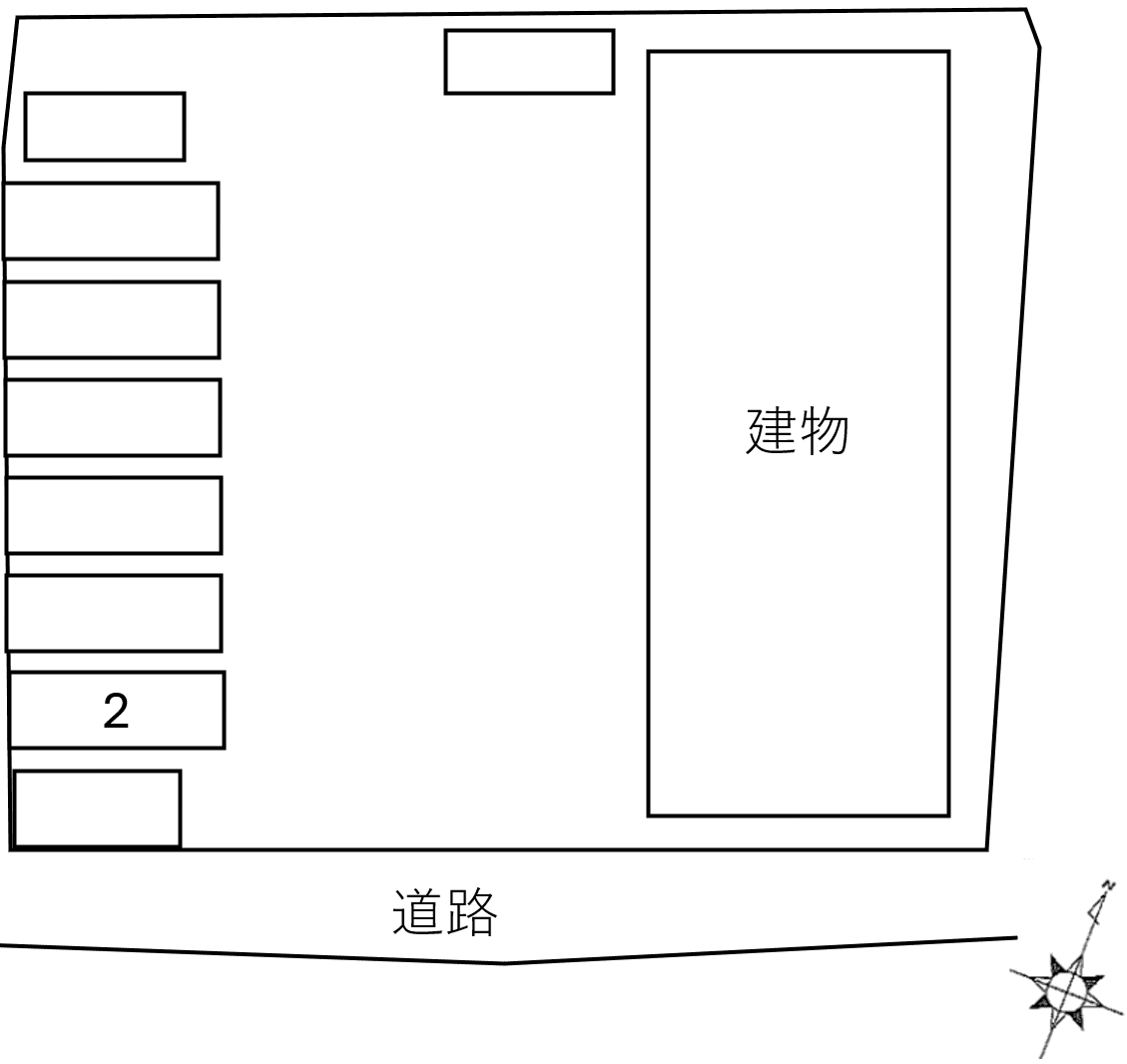 Harvest Kの駐車配置図