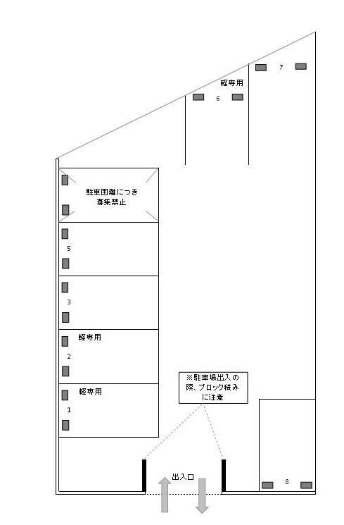J-731の駐車配置図