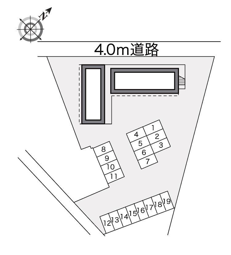 RIVER LOVE(17722)の駐車配置図