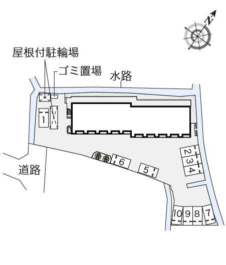 エスポワールT Ⅵ(54349)の駐車配置図