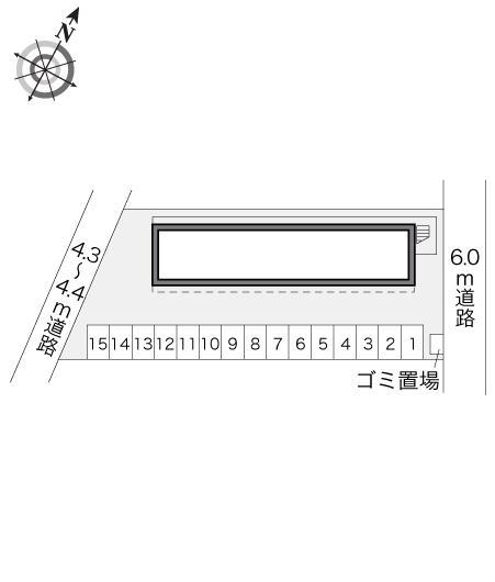 AGA(18471)の駐車配置図