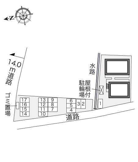 ソルテリア(24452)の駐車配置図