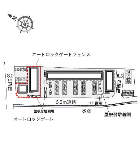 ショコラⅠ(34373)の駐車配置図