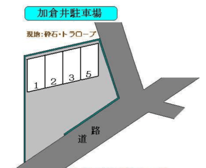 加倉井駐車場の駐車配置図