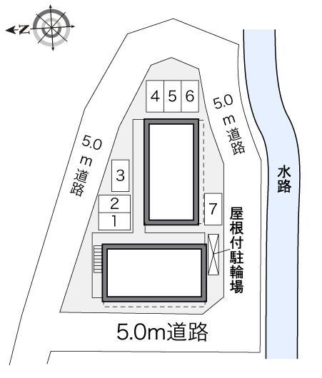 六角堂(32981)の駐車配置図