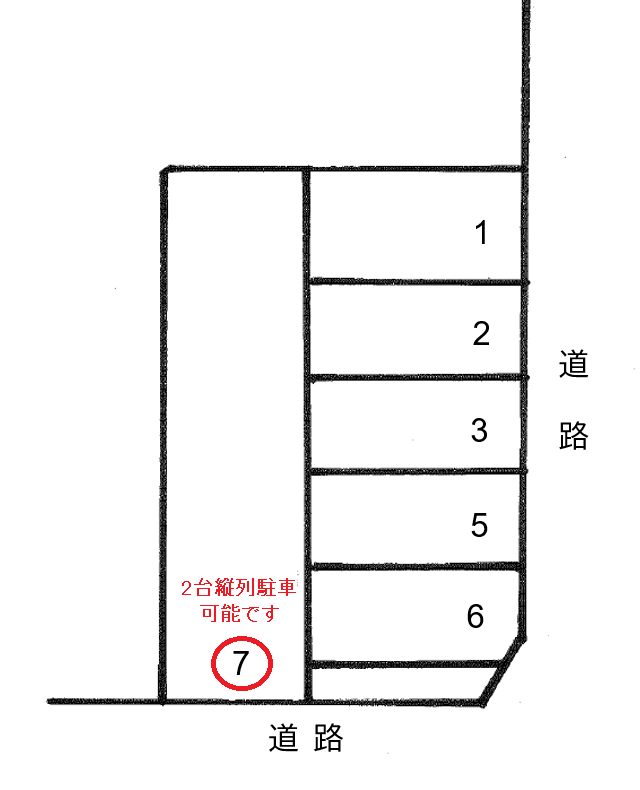 P226の駐車配置図