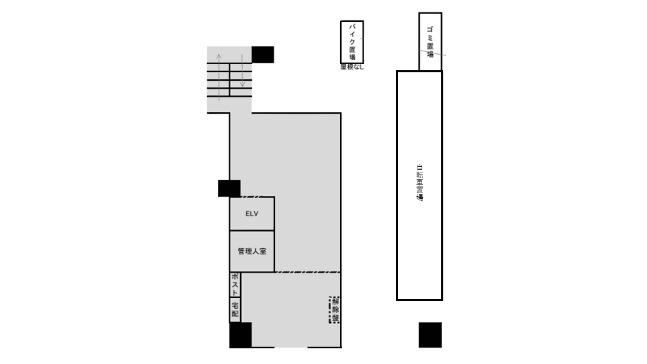 リヴシティ一番町の駐車配置図