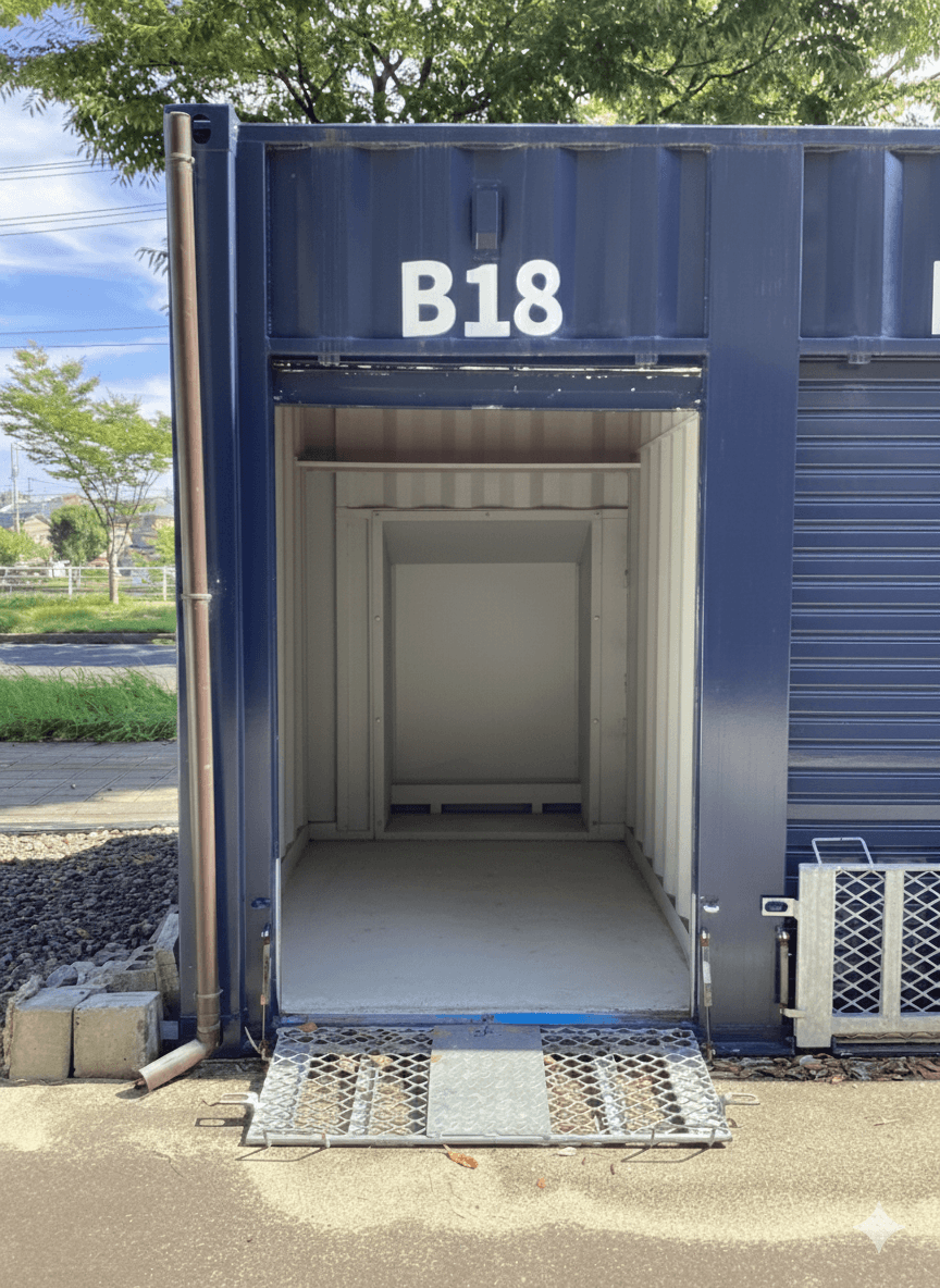 バイクガレージ多賀城の外観・駐車場イメージ3枚目