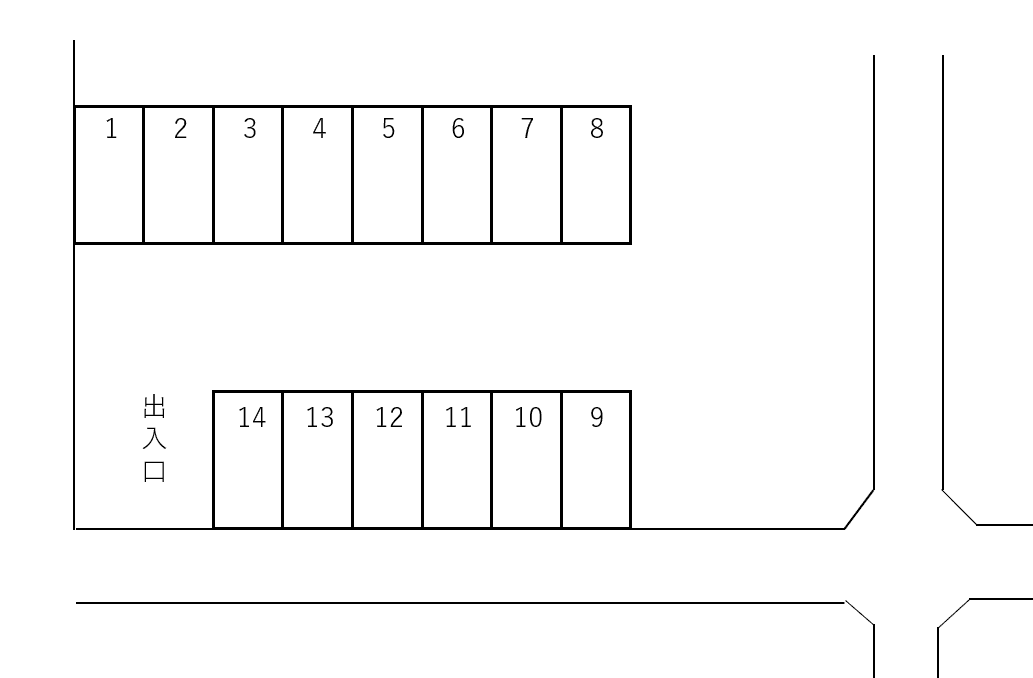 MTパーキング第五の駐車配置図