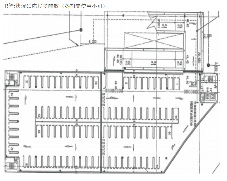 Dパーキング新さっぽろ駅前の外観・駐車場イメージ2枚目