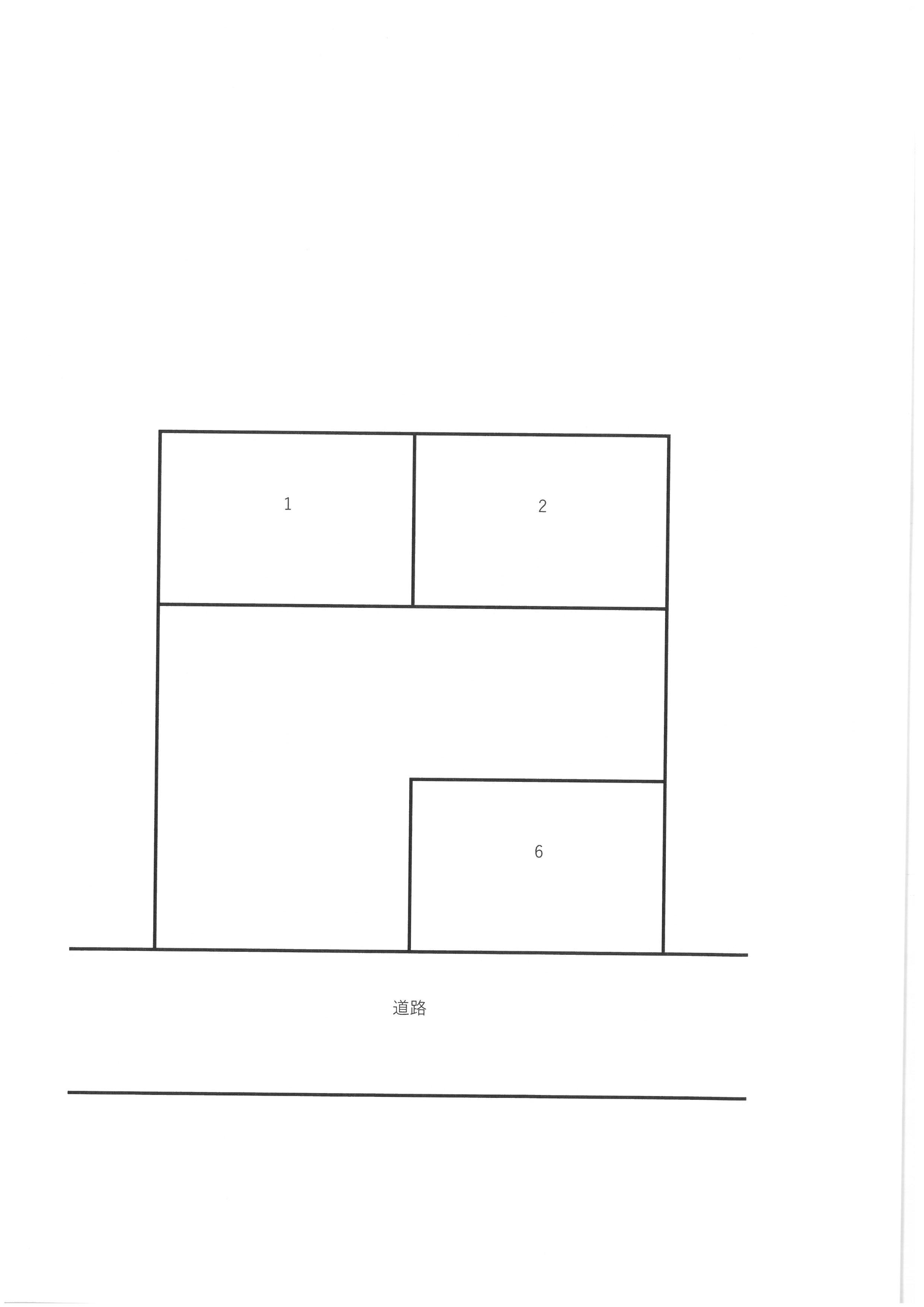 吉村駐車場の駐車配置図