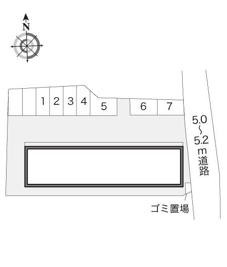 高瀬(20725)の駐車配置図