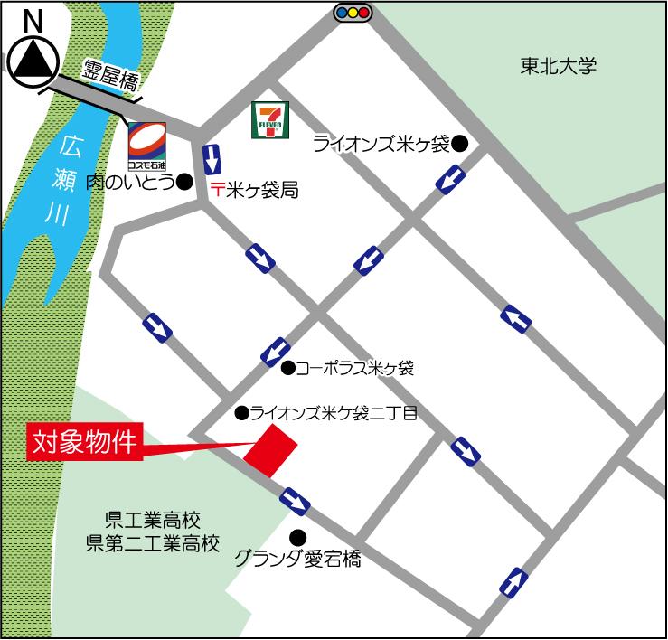 ホットハウス米ケ袋月極駐車場の外観・駐車場イメージ2枚目