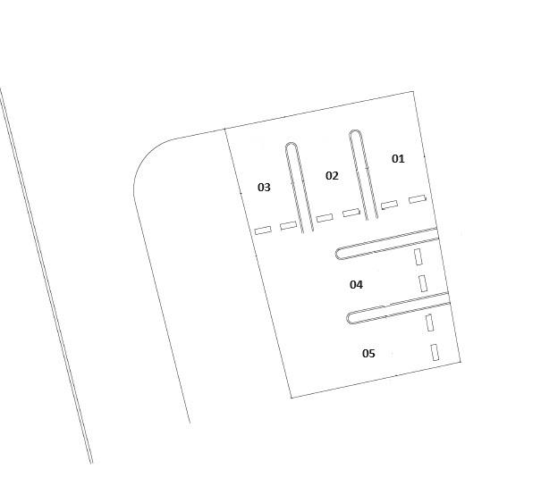 元町4丁目EJパーキングの駐車配置図