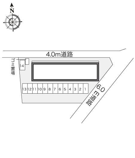岡(23516)の駐車配置図