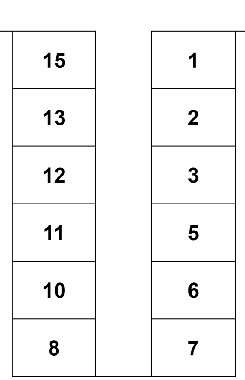 鈴木(573)駐車場の駐車配置図