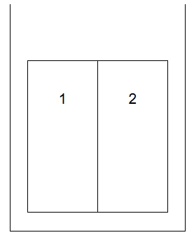 羽山町M駐車場の駐車配置図