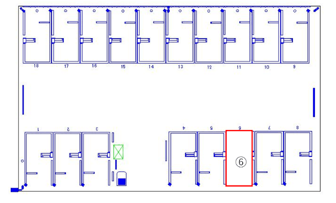 脇浜町第1の駐車配置図