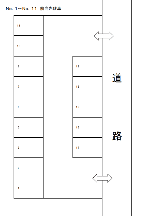 320088の駐車配置図