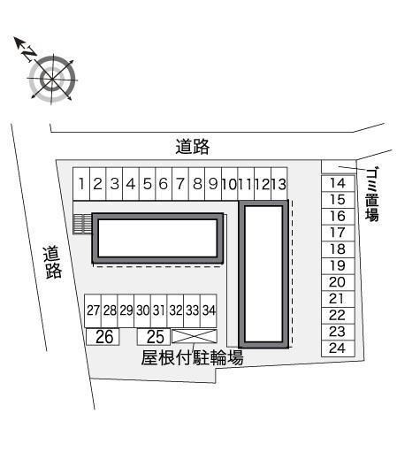 セカンド(31329)の駐車配置図