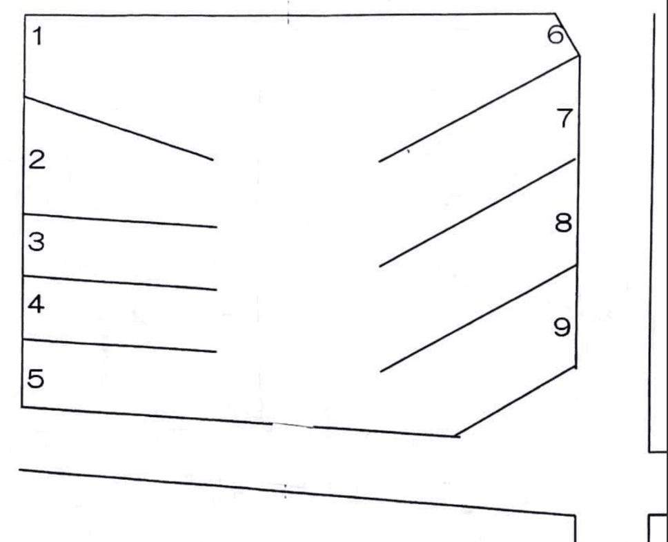 葵パーキングの駐車配置図