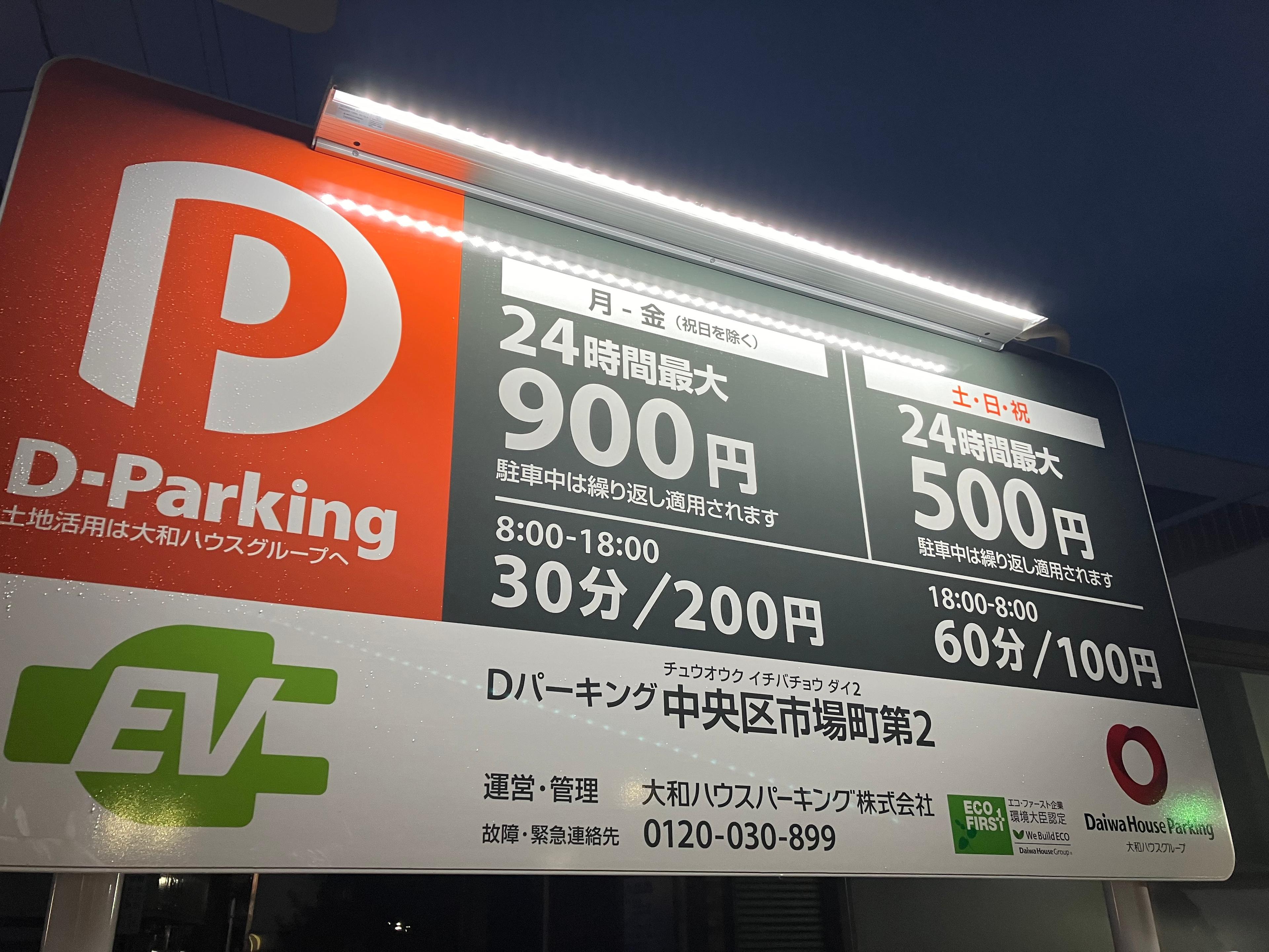 中央区市場町第2の外観・駐車場イメージ1枚目