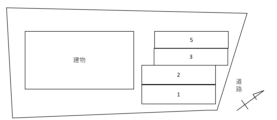 フォーリア今泉の駐車配置図