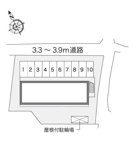 御井(17552)の駐車配置図