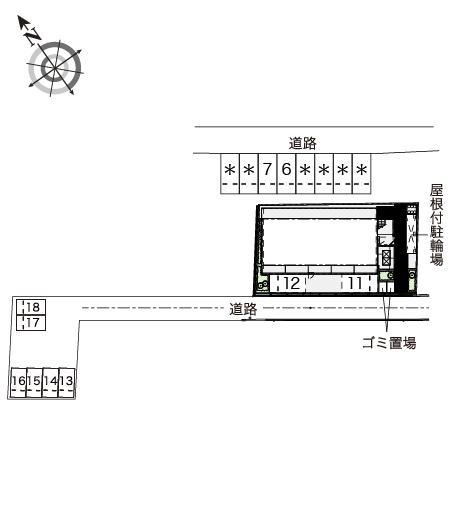 15(41611) 敷地外駐車場の駐車配置図
