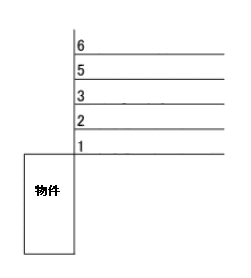 石戸駐車場の駐車配置図