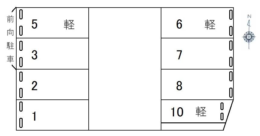 (12) 近藤駐車場の駐車配置図