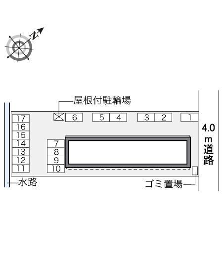 里(32584)の駐車配置図